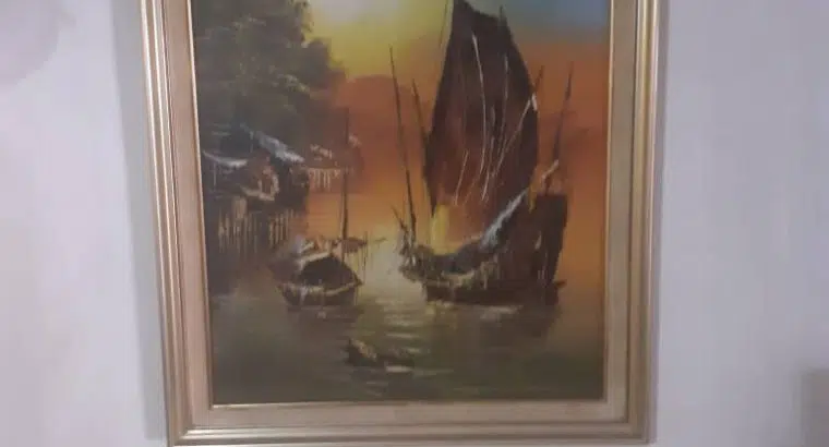 Set de 3 Cuadros al Óleo