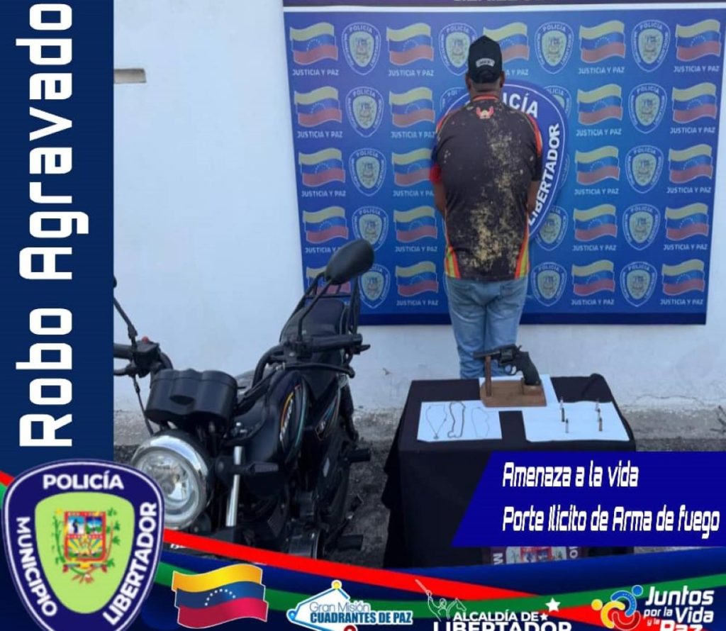 Detenido por robo en Libertador