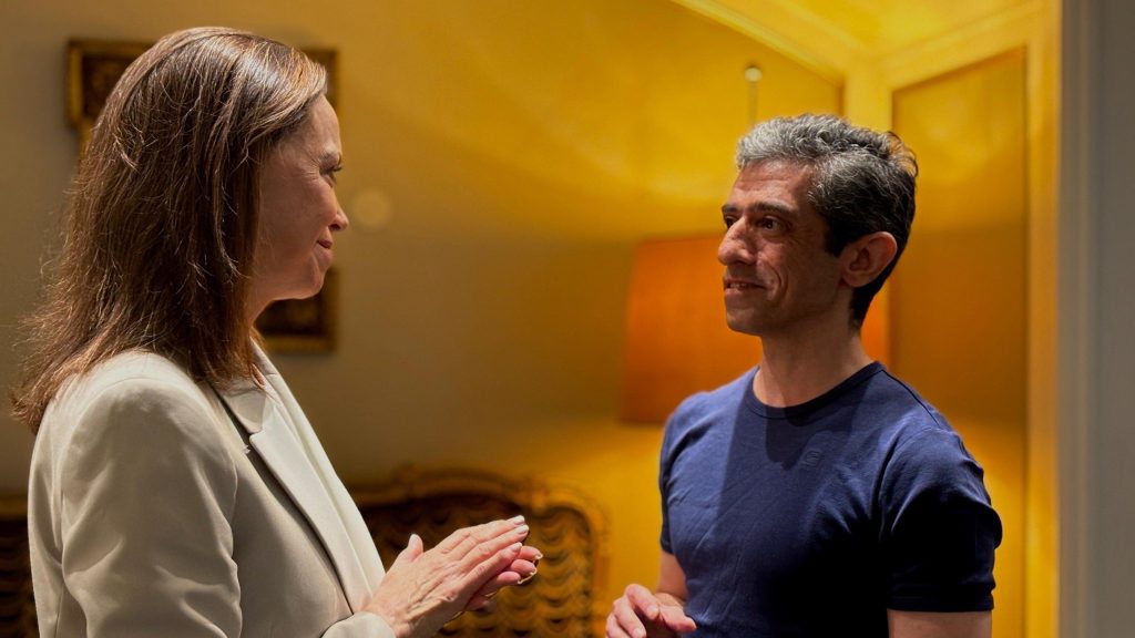 María Corina Machado se reunió con hermano de Narges Mohammadi