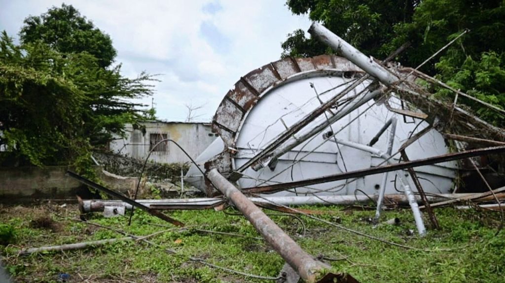 Daños por el terremoto en el municipio Veroes del estado Yaracuy