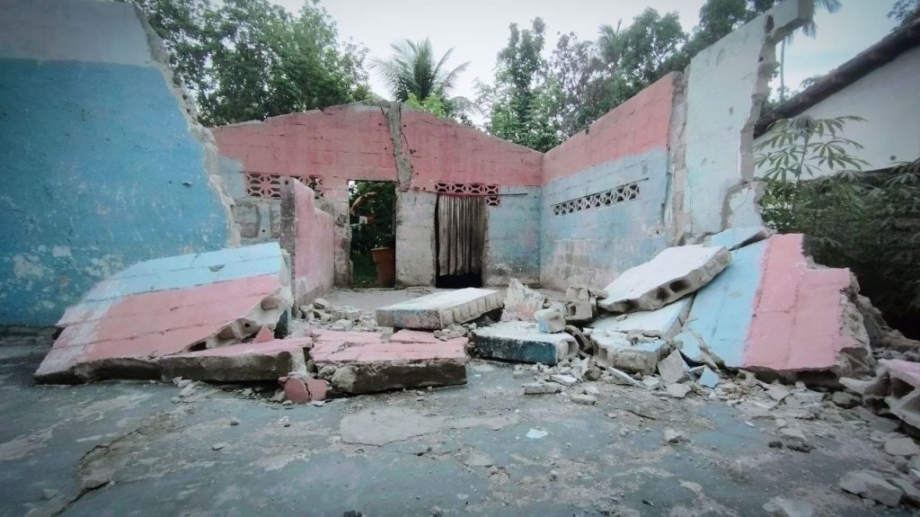 Daños por el terremoto en el municipio Veroes del estado Yaracuy