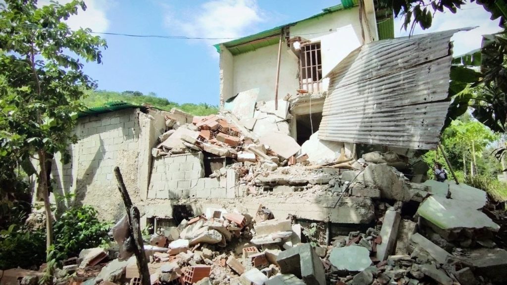 Daños por el terremoto en el municipio Veroes de Yaracuy