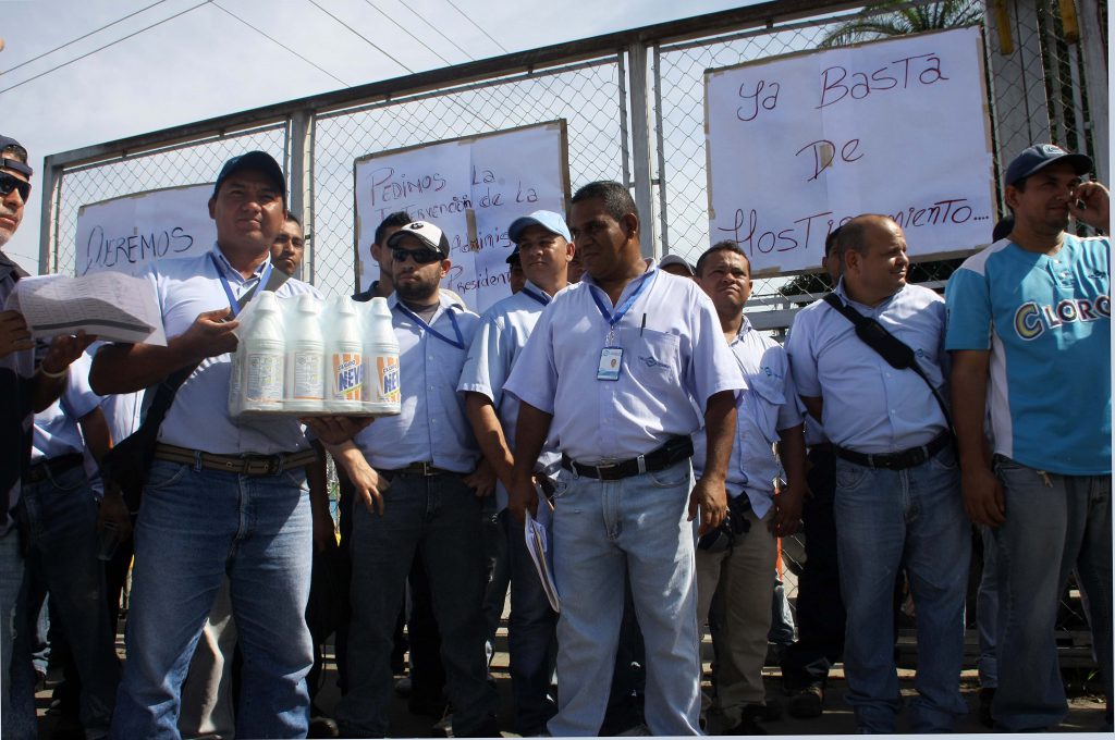 Protesta Clorox Guacara.