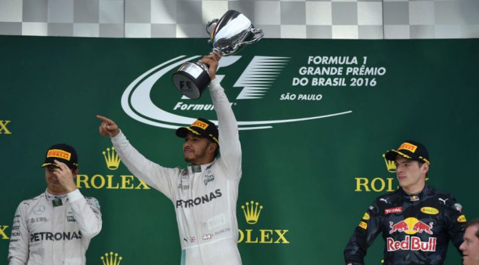 Lewis Hamilton ganó en el GP de Brasil