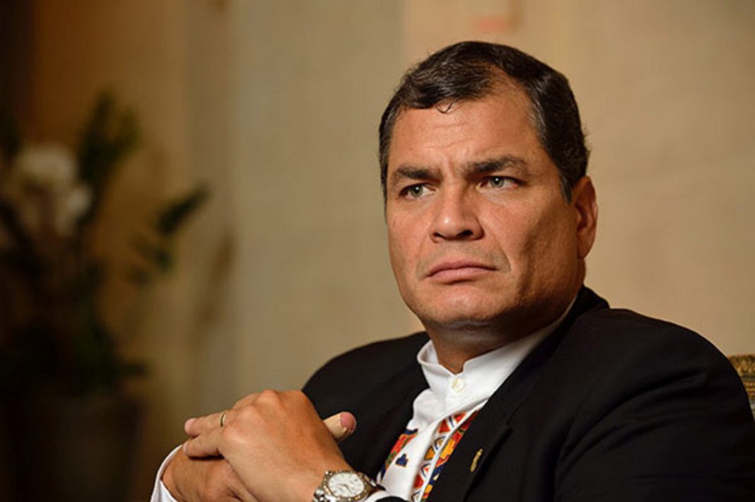 Correa ve "gravísimo" que ente electoral rechace su candidatura a vice de Ecuador