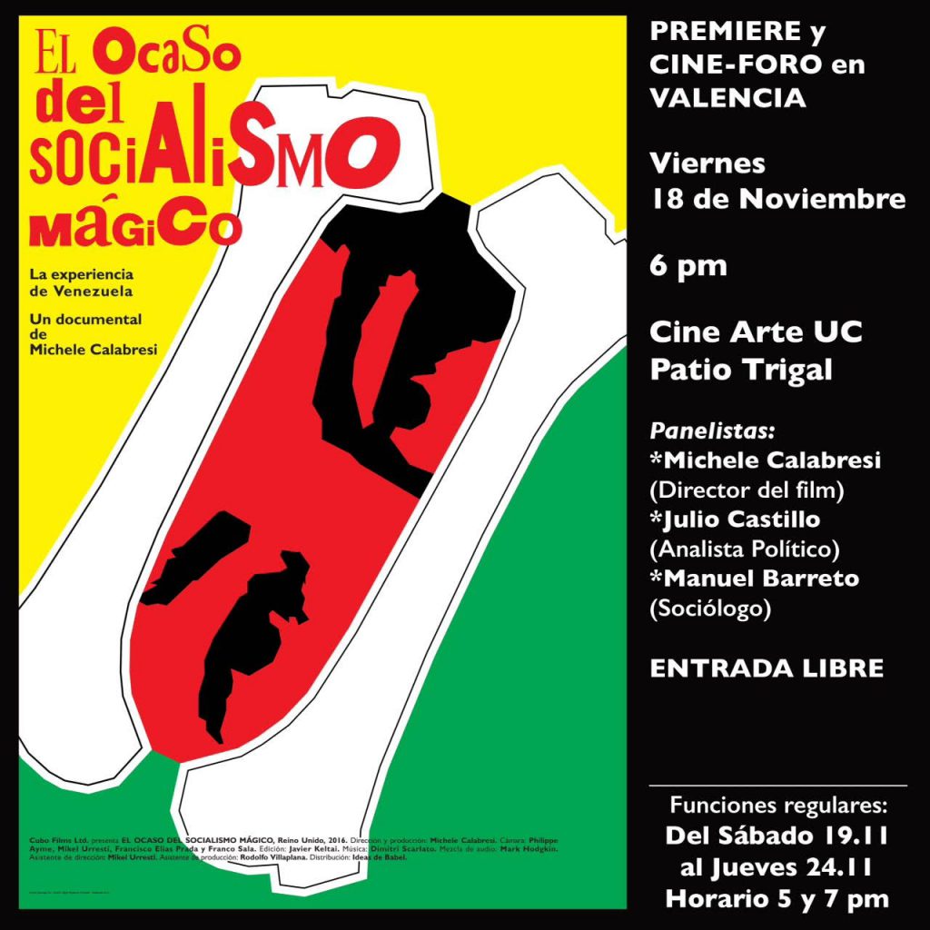 afiche El ocaso del socialismo magino