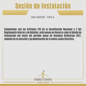 Foto: Web Asamblea Nacional 