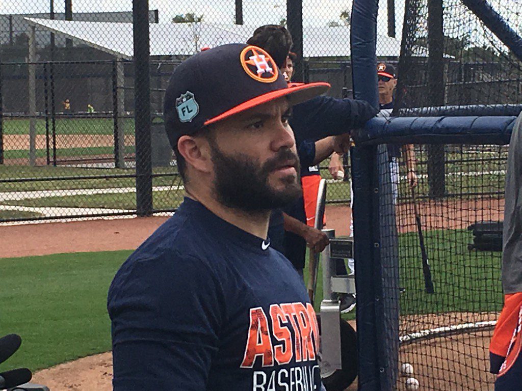José Altuve Astros de Houeston Spring Training