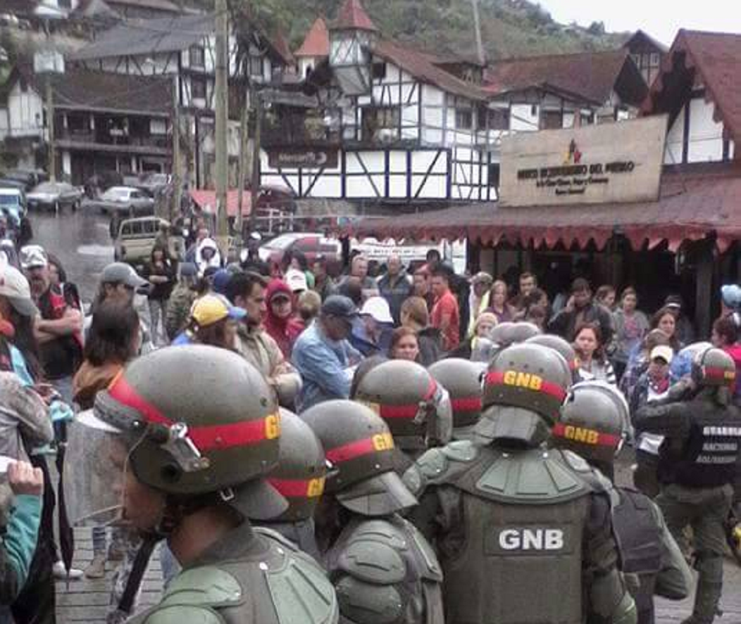La represión llegó a la Colonia Tovar - El Carabobeño