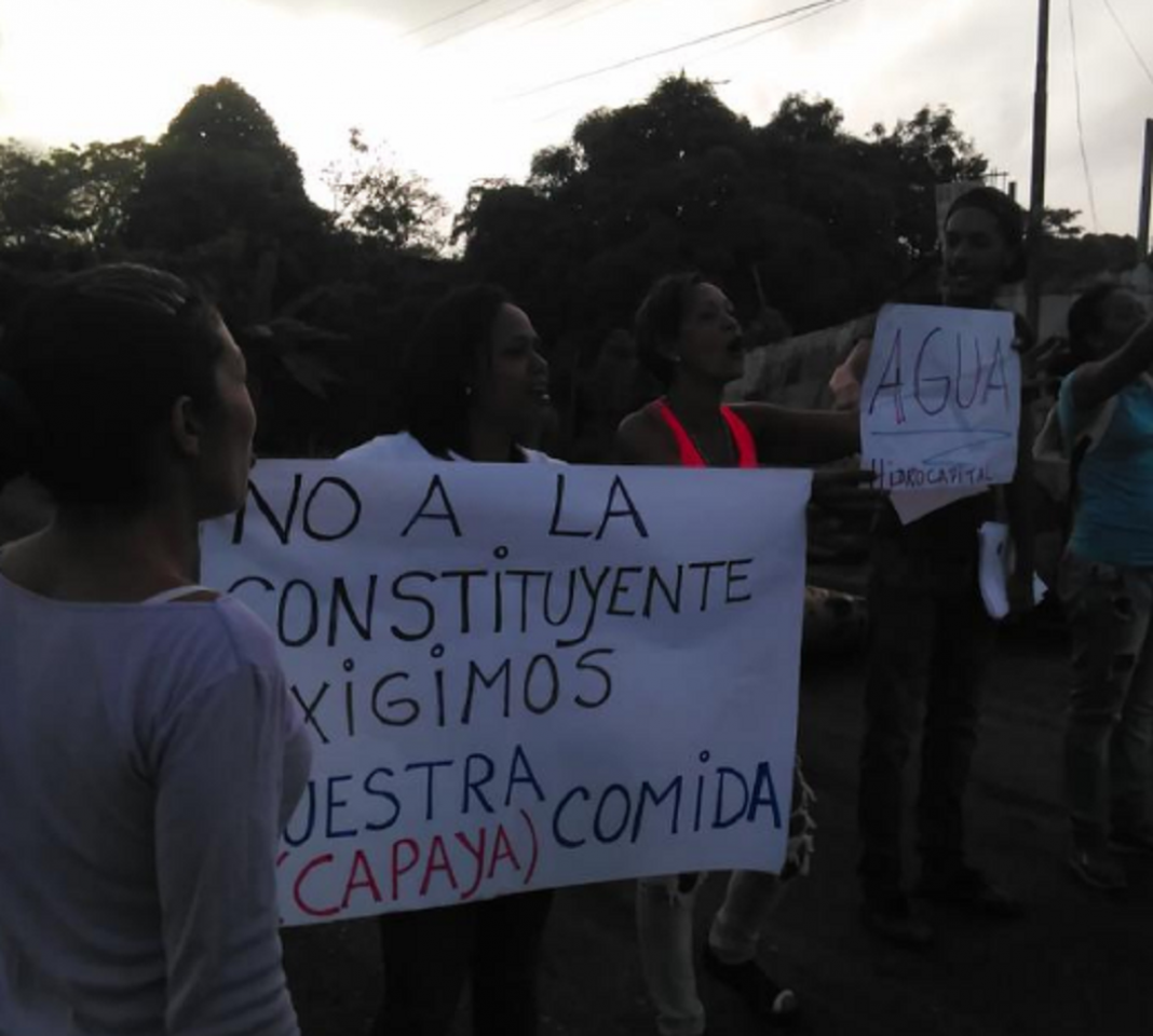 Miranda: "Queremos comida, NO Constituyente" - EL CARABOBEÑO - El Carabobeño
