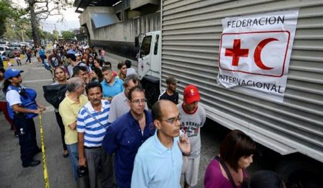 Resultado de imagen para Cruz Roja Internacional entregÃ³ la ayuda a Venezuela