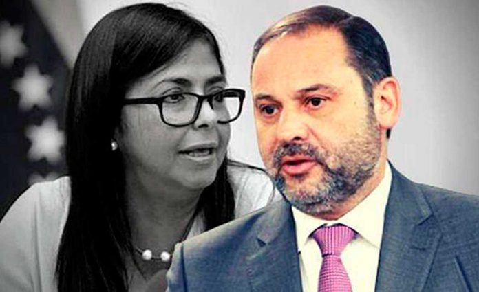 Fiscalía española rechaza investigar al ministro que se reunió con Delcy Rodríguez en Barajas