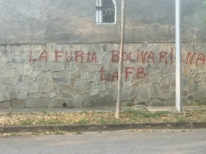 En Valencia aparecieron mensajes de “la Furia Bolivariana”
