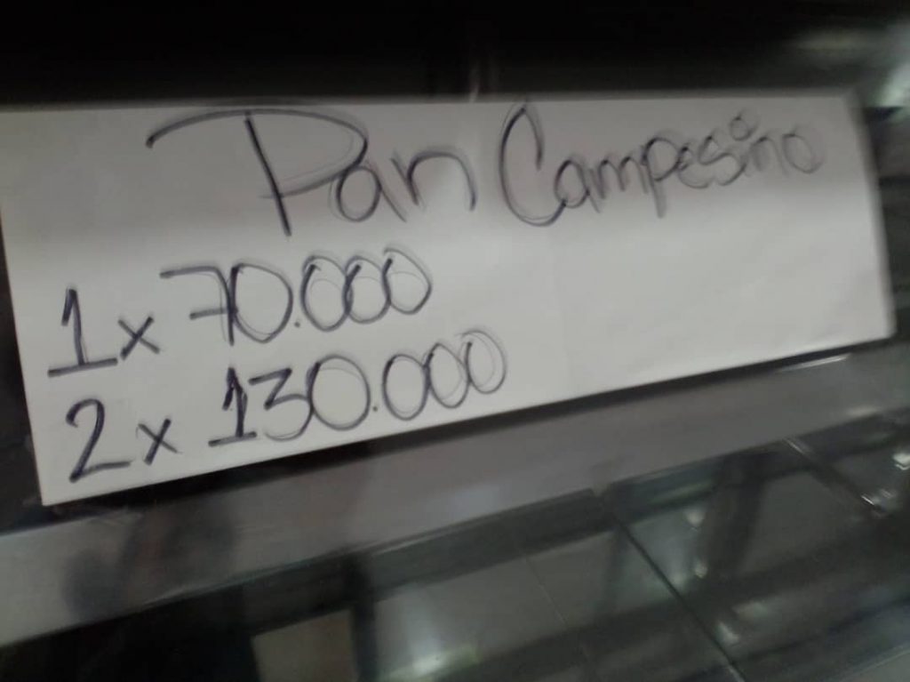 Repunte del dólar prendió la mecha del pan campesino que promedia los 70 mil en la Gran Valencia