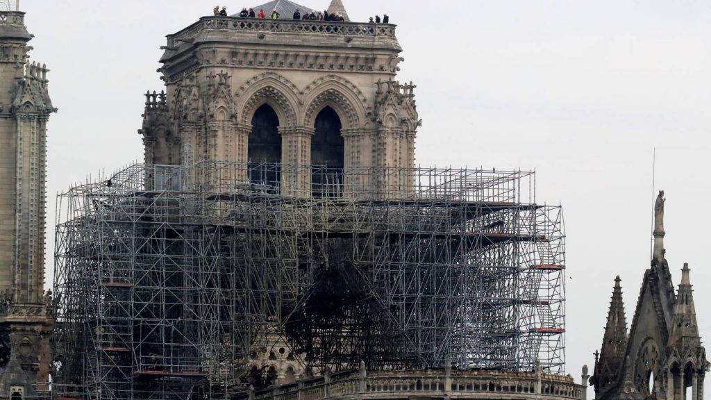 El delicado desmontaje del andamio de Notre Dame comienza este lunes