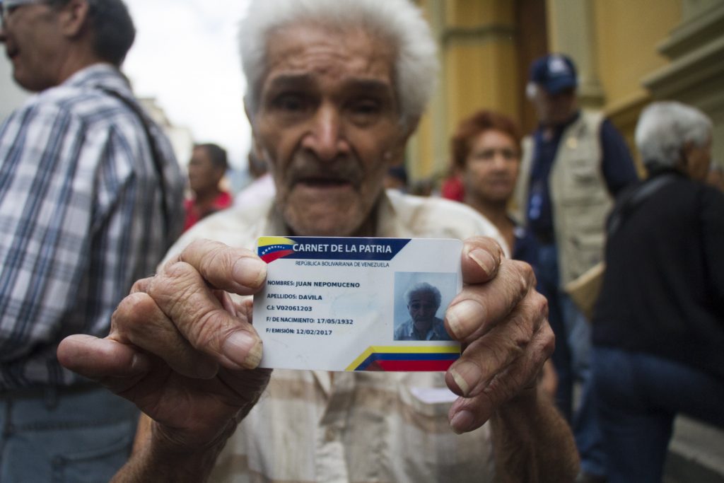 Bonos carnet patria hambre