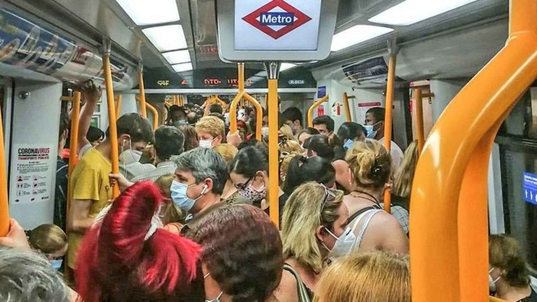 Repegones en el metro