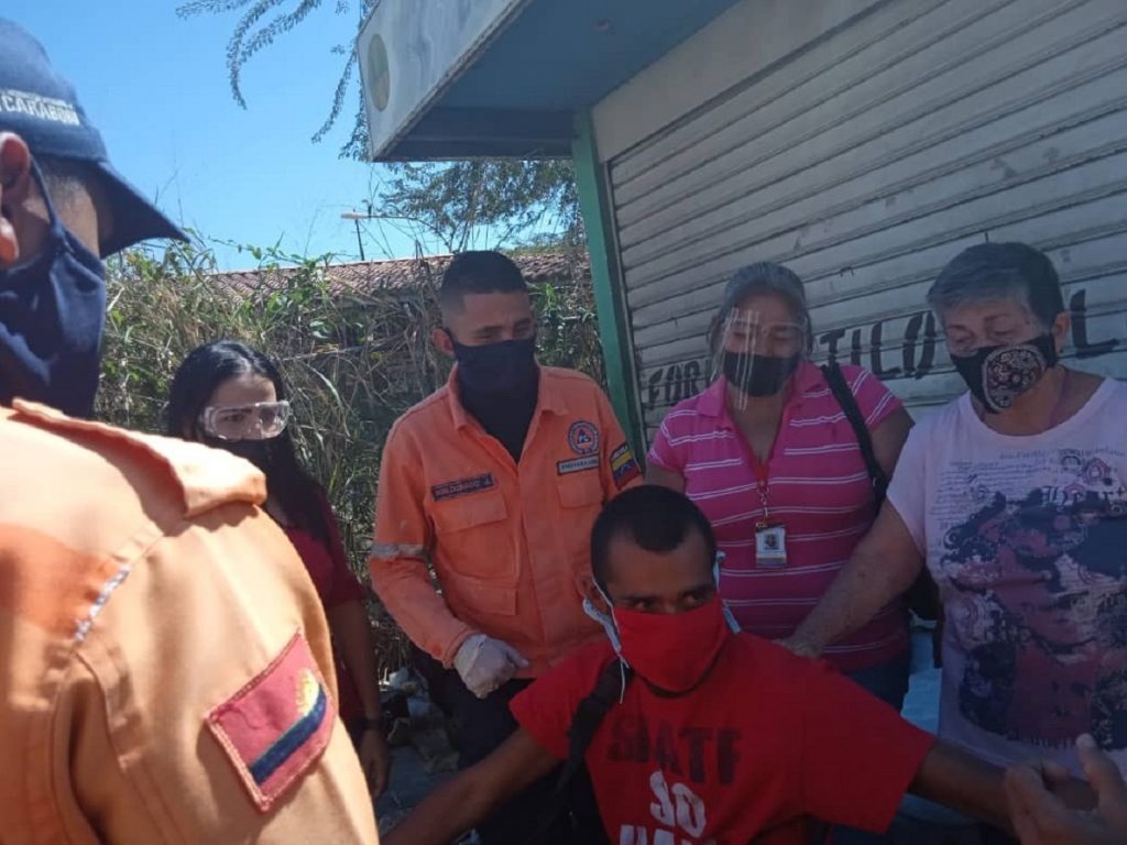 Joven indigente en La Isabelica