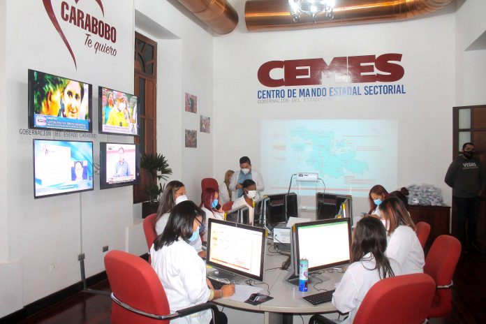 Gobernador Lacava activó centro de monitoreo para pacientes con COVID-19 en Carabobo