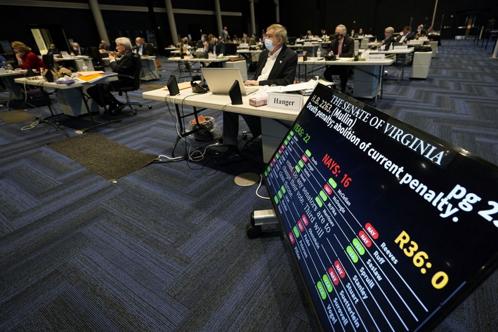 Virginia se convierte en el primer estado del sur de EE.UU. en abolir pena de muerte