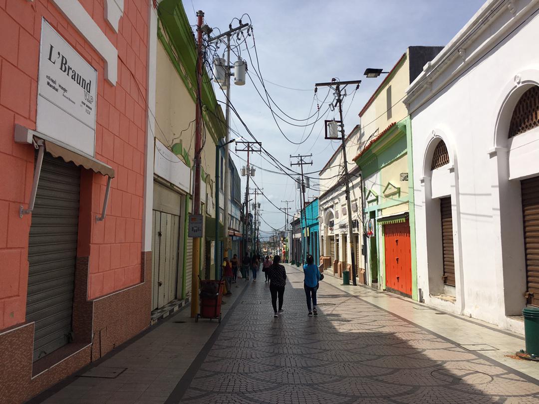 valencia Así estaba el Boulevard Constitución en horas de la mañana de este lunes 19 de abril. (Foto: Kevin Arteaga González)