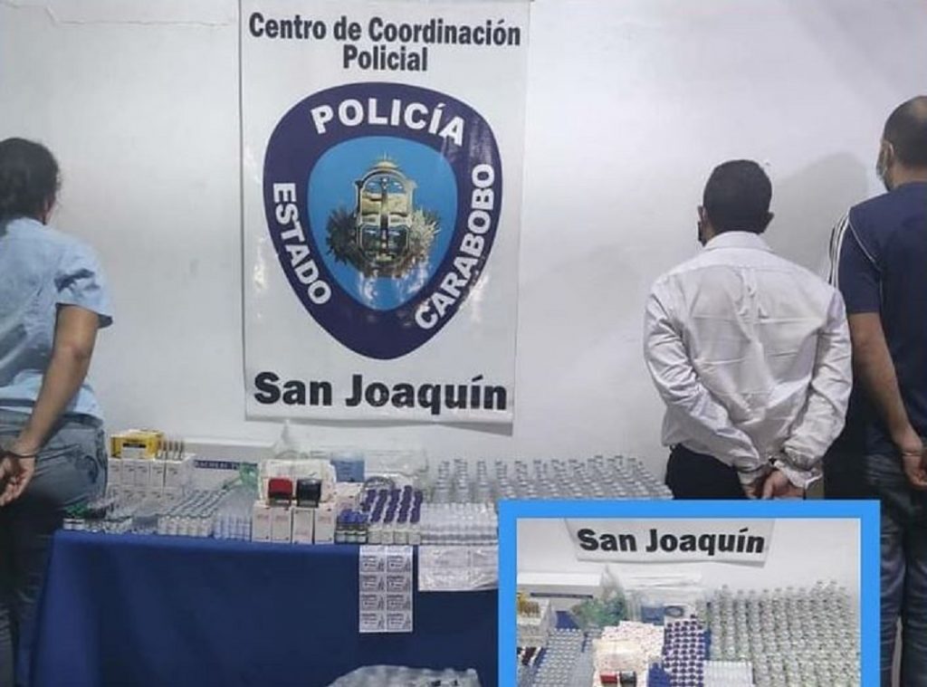 Desmantelada banda que contrabandeaba medicamentos para tratar la COVID