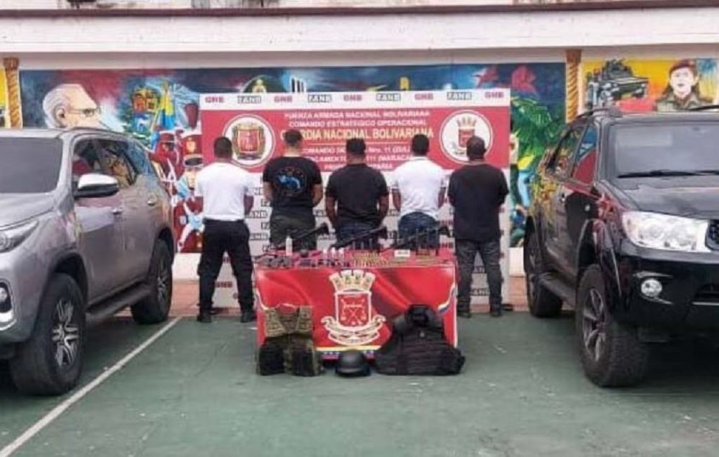 Detenidos cuatro detectives del Cicpc con armas de guerra y camionetas blindadas
