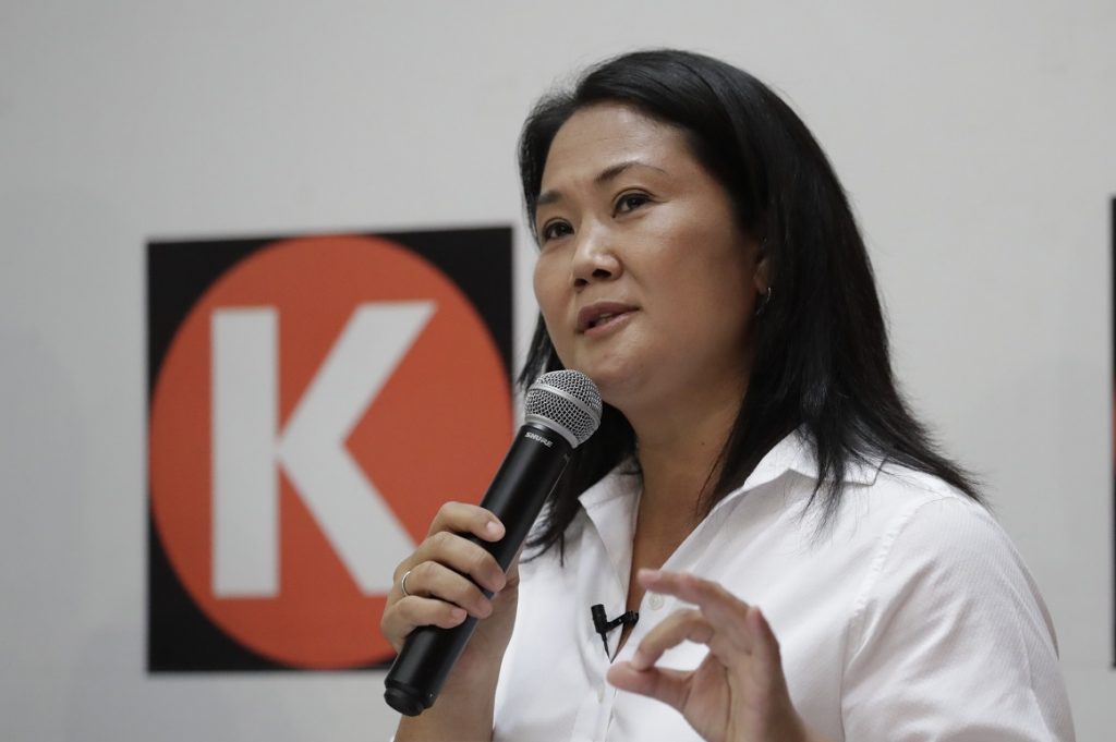 Keiko Fujimori insiste en adelanto de elecciones tras reunirse con Boluarte