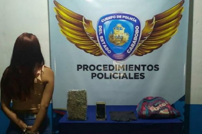 Detenida presunta traficante de drogas que operaba entre Carabobo y Cojedes