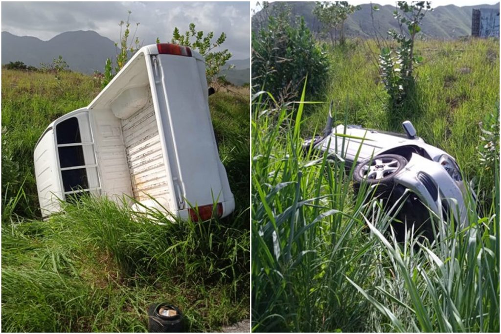Siniestro vial en la ARC a la altura de San Joaquín involucró a tres vehículos