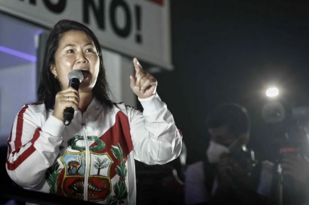 Keiko Fujimori pide auditar recuento de votos de las presidenciales de Perú