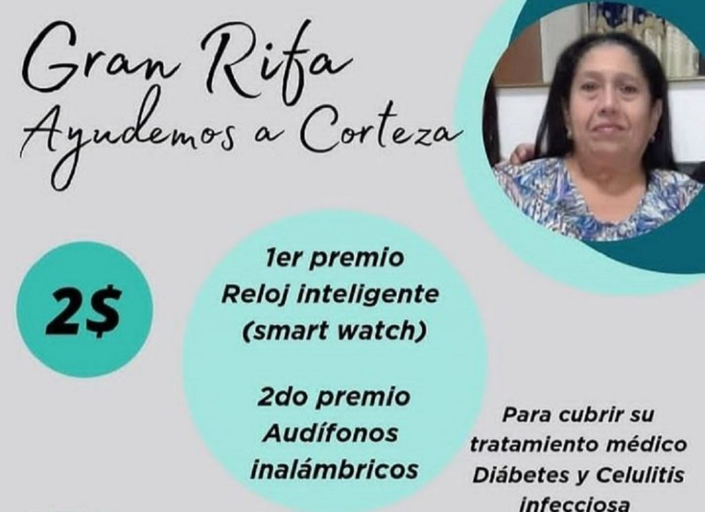 Servicio Público: Corteza Tovar necesita ayuda económica para cubrir tratamiento médico
