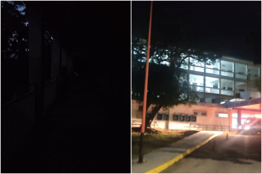 Apagón de casi dos horas en el Hospital Carabobo generó preocupación entre usuarios