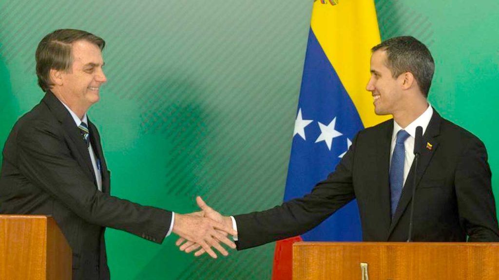 Gobierno de Bolsonaro rechaza actos de "intimidación" contra Juan Guaidó