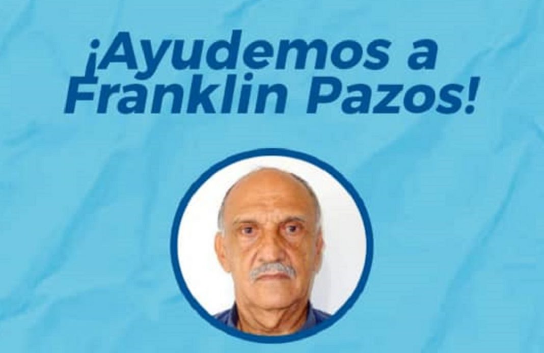 Servicio Público: Periodista Franklin Pazos requiere ayuda para superar la COVID