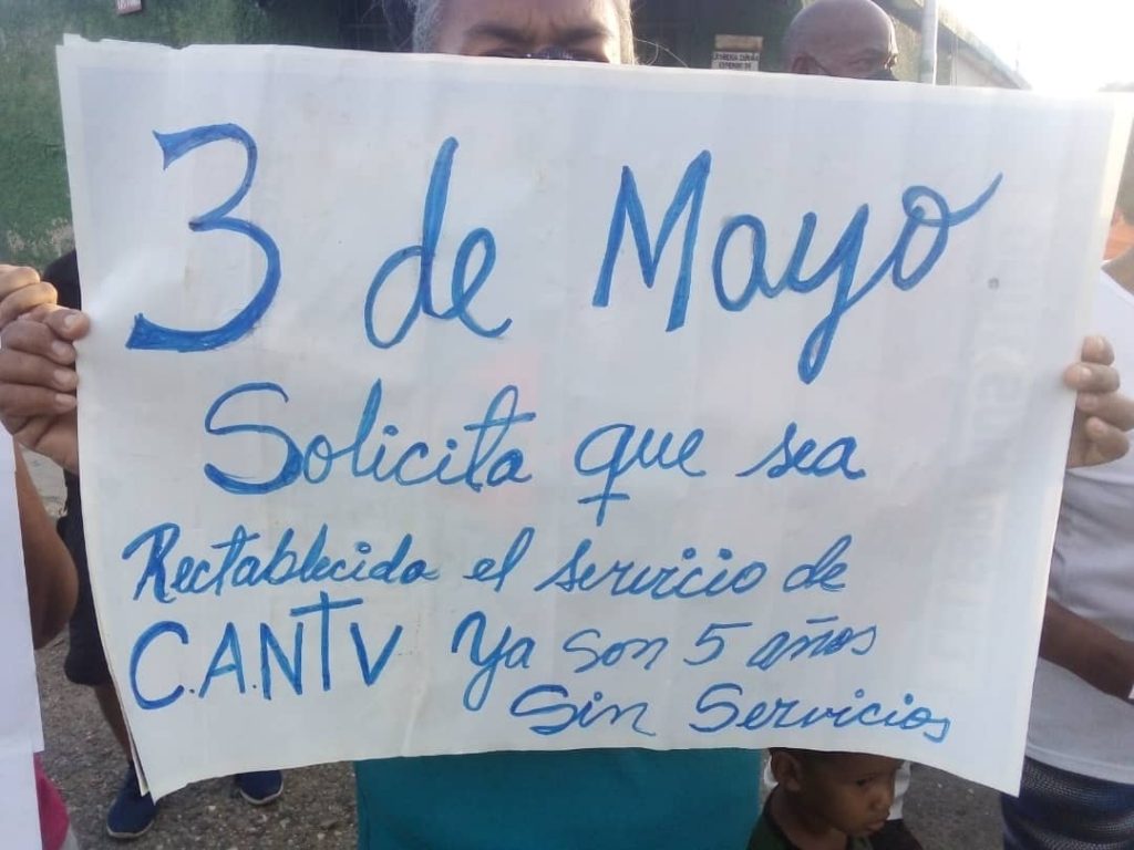 Cinco años sin servicio: La comunidad de 3 de Mayo insta a Cantv a solucionar el problema