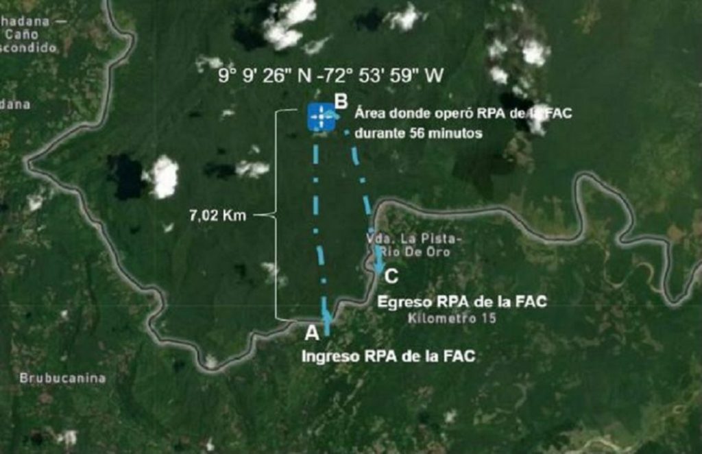 Venezuela reitera denuncia de que dron colombiano violó su espacio aéreo