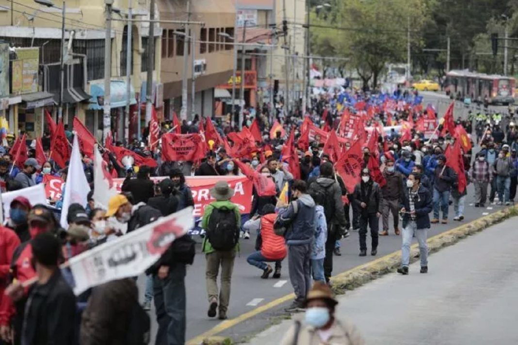 Sindicatos creen que jornada de protestas en Ecuador fue "exitosa"