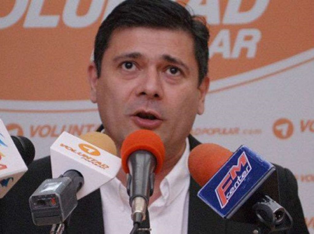Freedy Superlano, dirigente opositor.