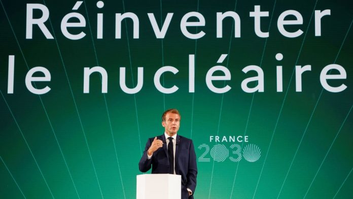 Macron anuncia la construcción de nuevas centrales nucleares