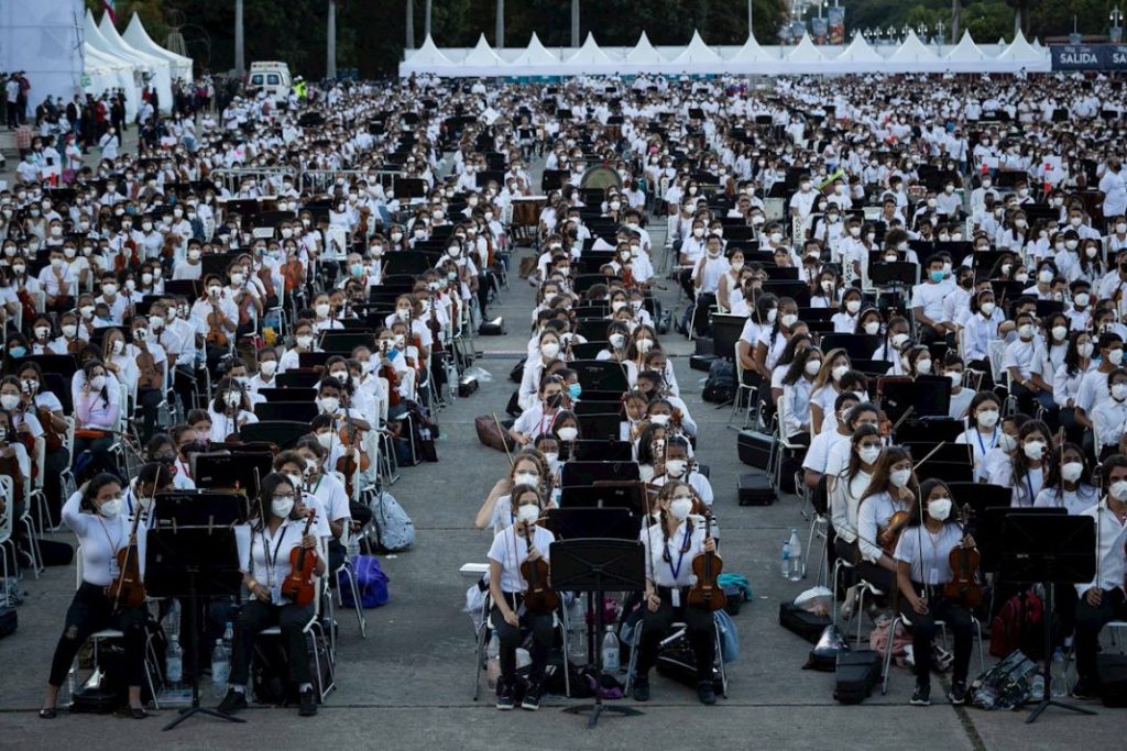 Venezuela consiguió certificar su Récord Guinness a la orquesta más grande del mundo