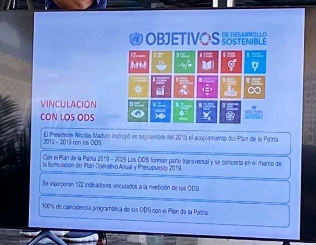 Venezuela y la ONU retomarán la vía de los Objetivos de Desarrollo Sostenible