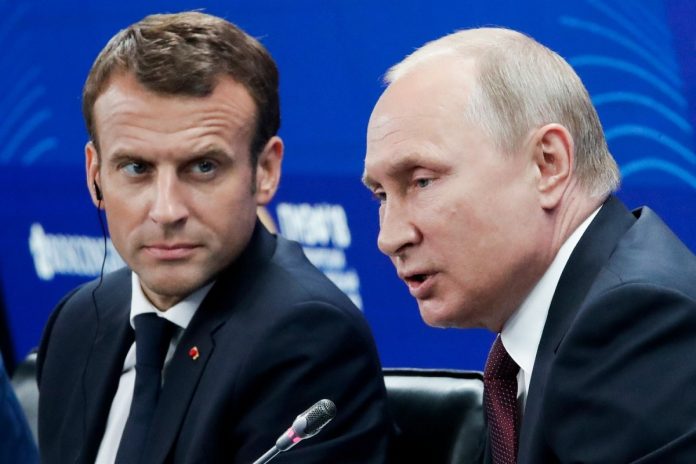 Putin y Macron debaten
