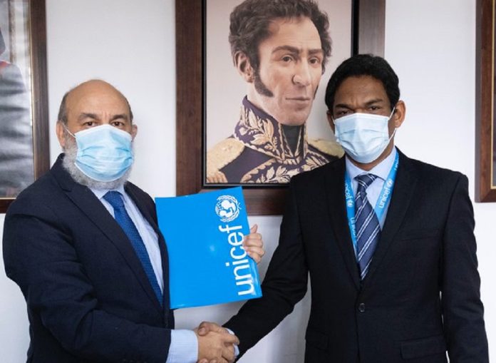 Representante de Unicef para Venezuela entregó su carta de acreditación