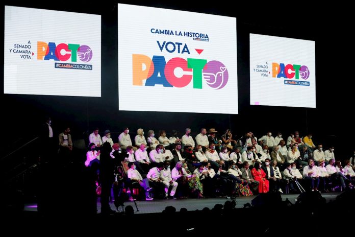 Opositor Pacto Histórico lanza campaña electoral para el cambio en Colombia