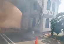 Comando de la GNB de la Colonia Tovar sufrió leve incendio este viernes