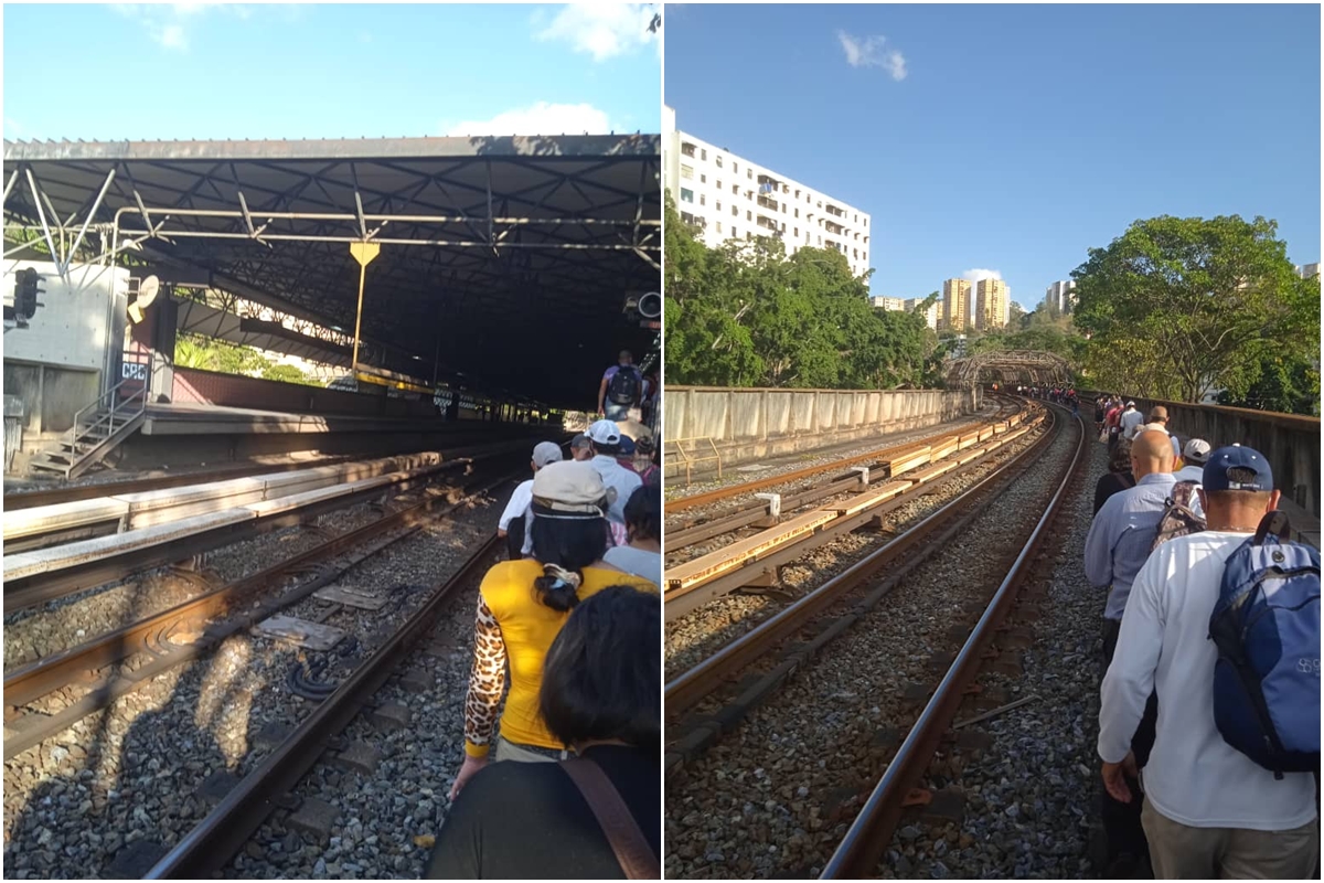 Reportado descarrilamiento de tren en línea 2 del Metro de Caracas