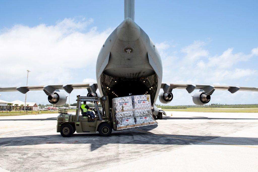 Ayuda humanitaria por aire de España para Palestina