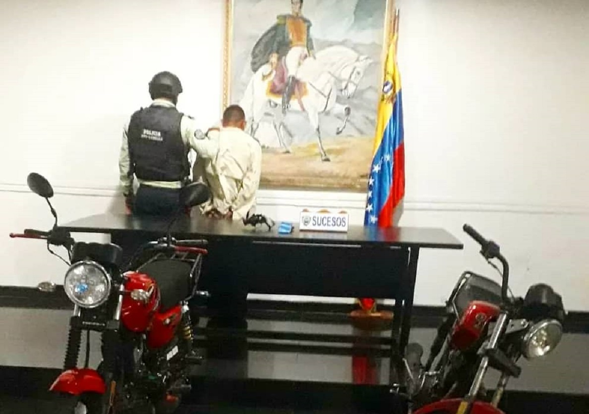 Capturado sujeto que robó moto y celular con un facsimil en Puerto Cabello