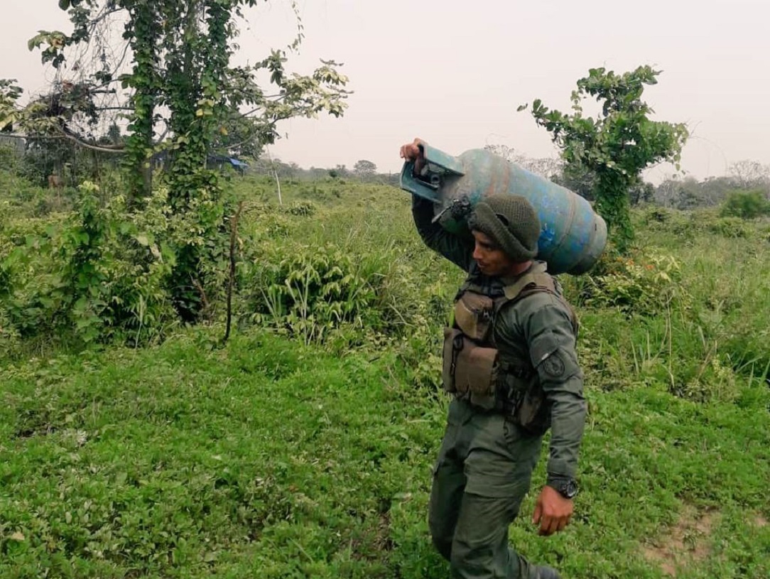 FANB desactivó explosivo puesto por grupos terroristas en Apure